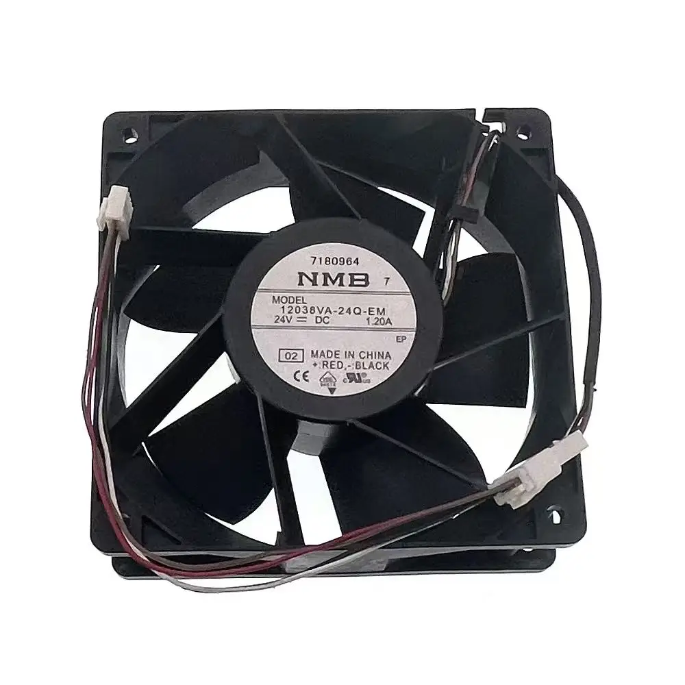 

Вентилятор серверный высокоскоростной NMB 12038VA-24Q-EM 120x120x38мм 24В 1.2А с двойным шарикоподшипником, 4-проводной