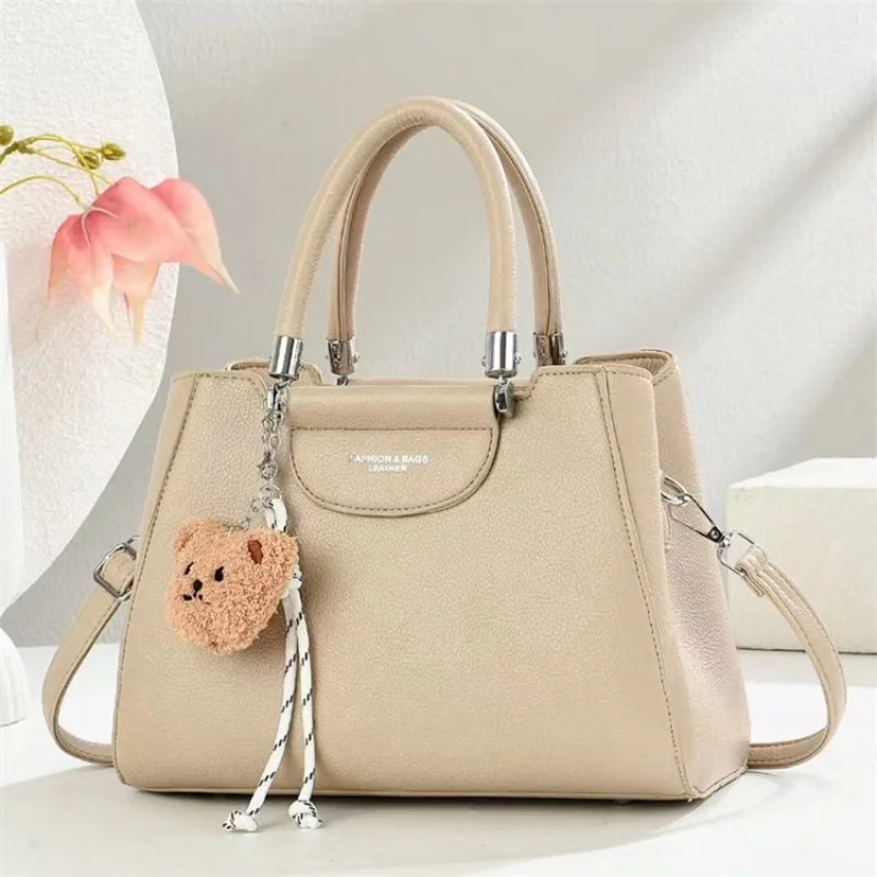 

Stylish Leather Shoulder Bag For Women, Luxury Designer Ladies Handbag, Classic Crossbody Tote Purse Fashion Must Have