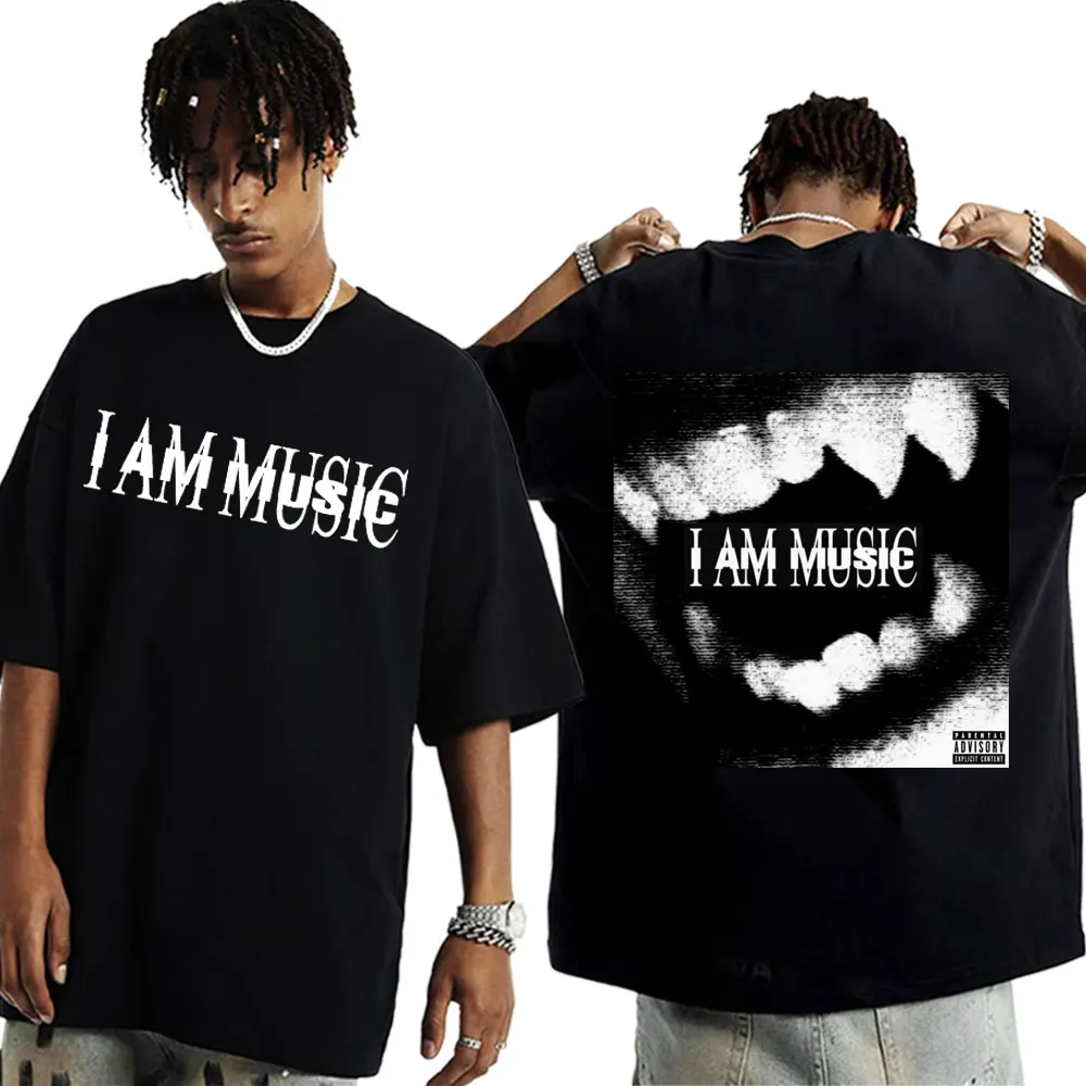 Rapper Playboi Carti I AM MUSIC Album Logo T Shirt Mens Clothing