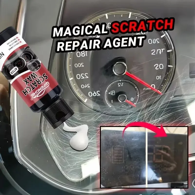 Long-Lasting Car Scratch Repair Wax by QIFENGHE, Restore Gloss Without Damaging Paint