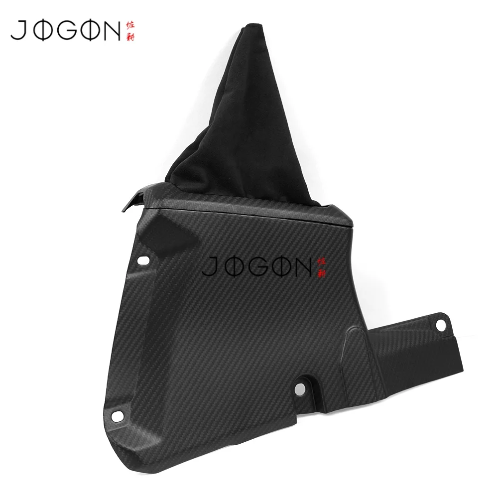 LHD For Toyota GR Yaris 2025 2026 Carbon Fiber & Alcantara Car Interior Gear Shift Bezel Panel & Handbrake Trim Kit Replacement - view 3