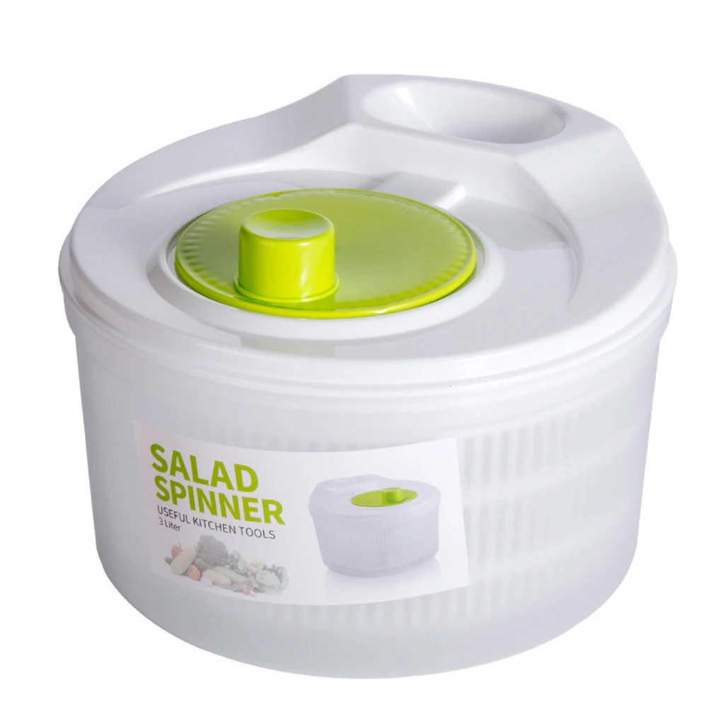 

Kitchen Tools Salad Spinner Lettuce Greens Washer Dryer Drainer Crisper Strainer for Washing Drying Leafy Vegetables