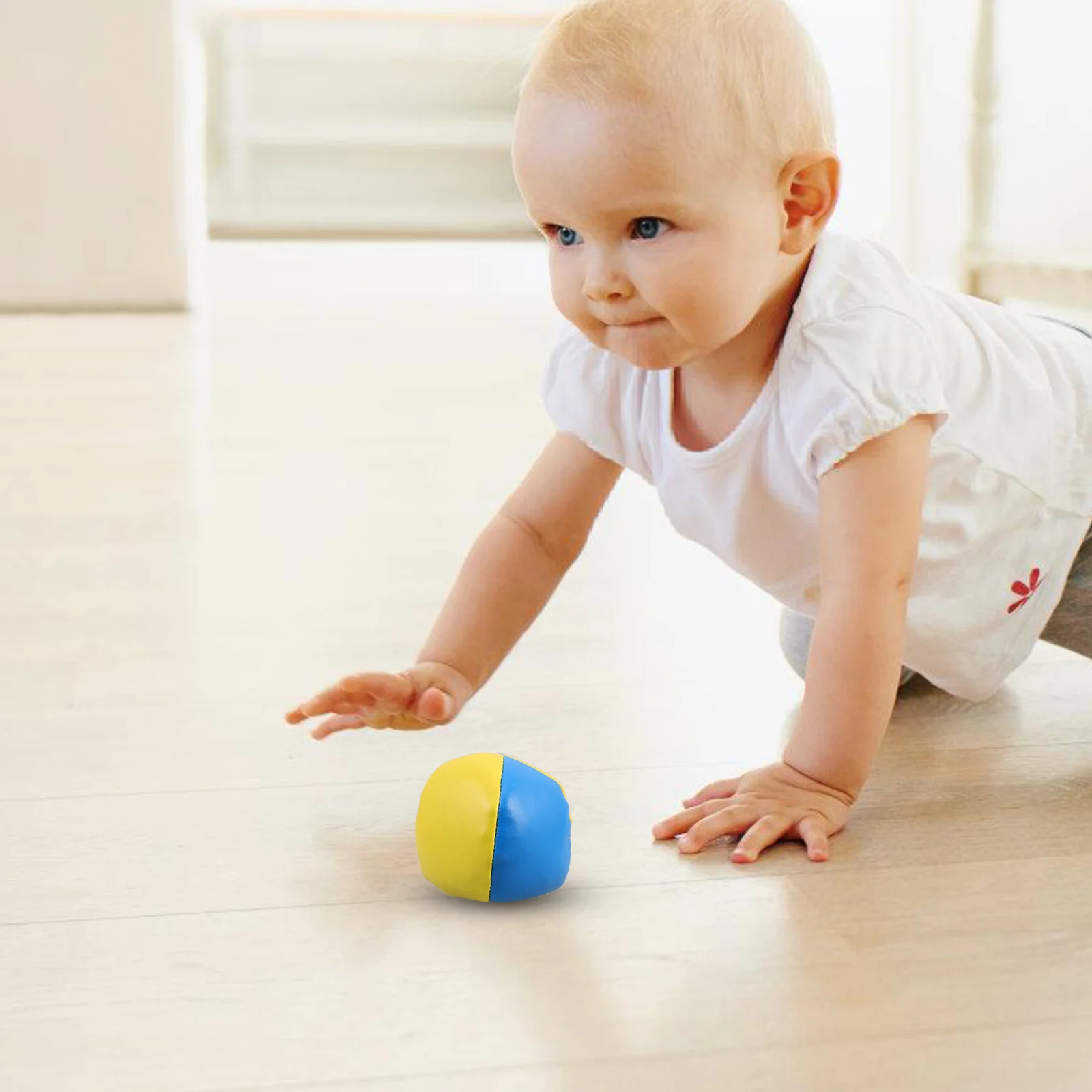 3-teiliges, handgreiftes Ball auf der Bühne, Hüpfbälle, Spielzeug, Jonglieren, Anfänger für Intelligenz, Kinder, Kinder