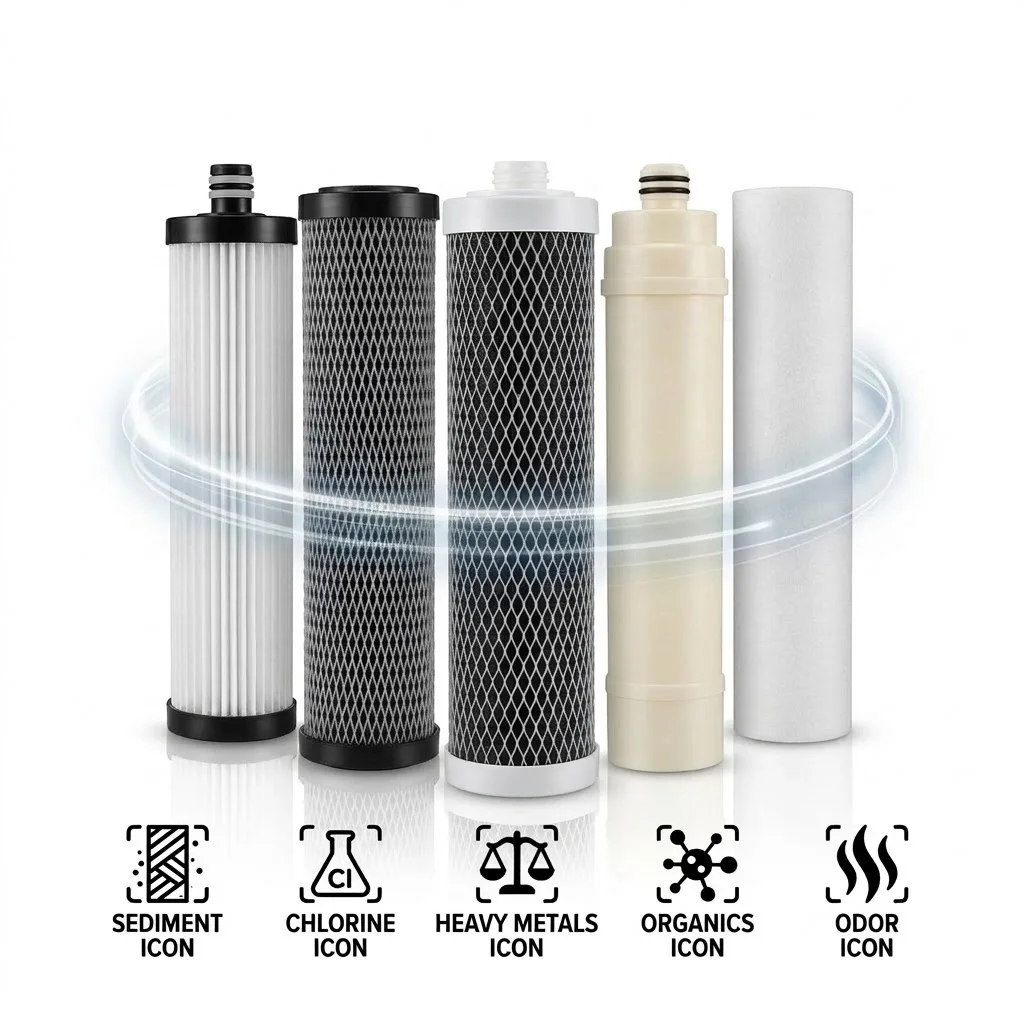 replacement (parts)，Level 5 water purifier filter element, water purifier accessories