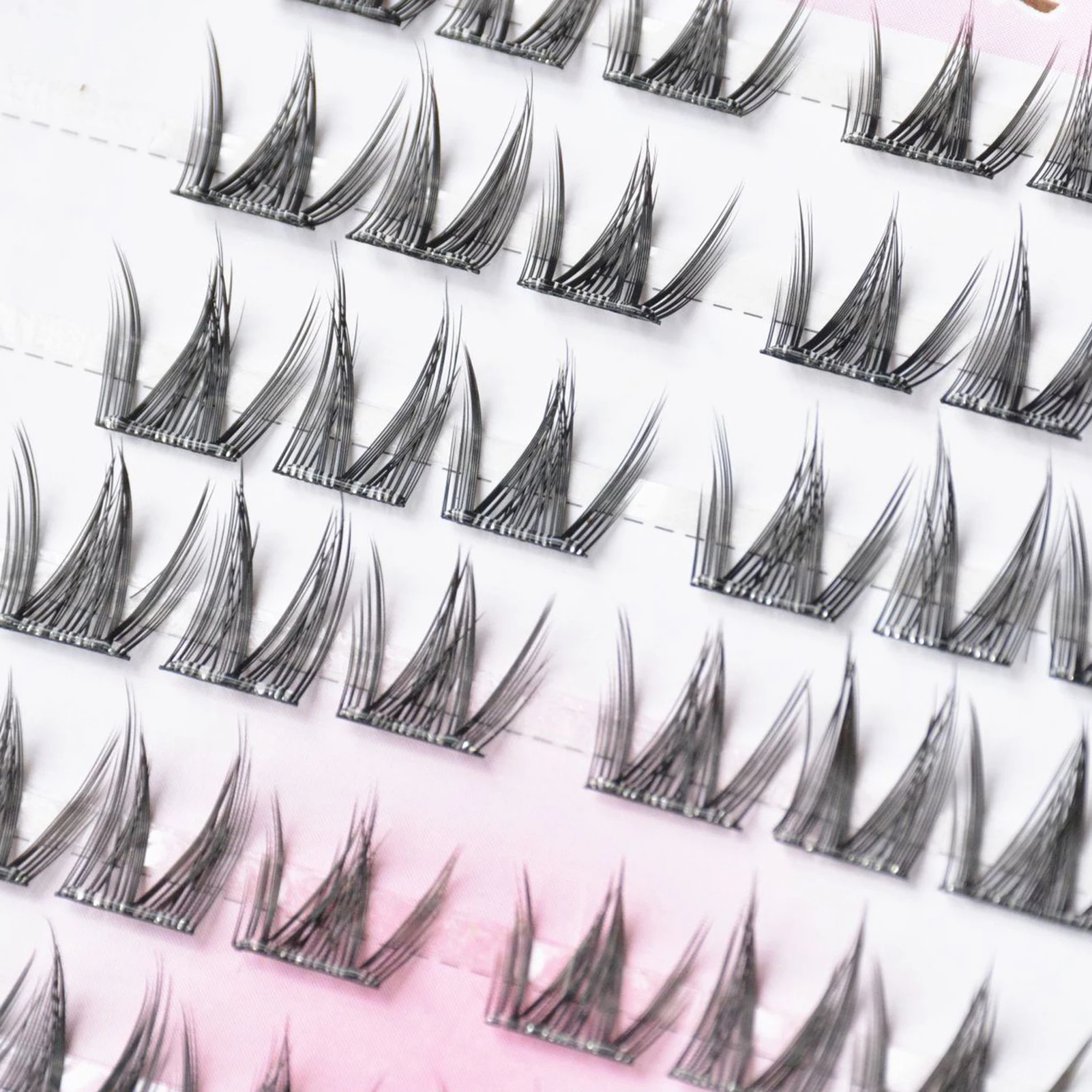 นุ่มอะนิเมะขนตา C Curl บางขนตาปลอมม้วนจาก Morning Till Night ขนตาปลอม DIY เครื่องมือแต่งหน้า