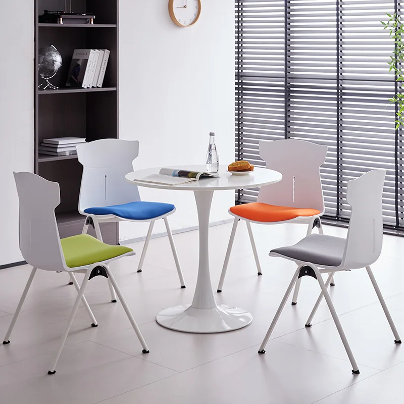 DSA Training Conference Chair High Back Office Chair Stackable Staff Negotiation Simple Plastic Armless Home Dining Chair