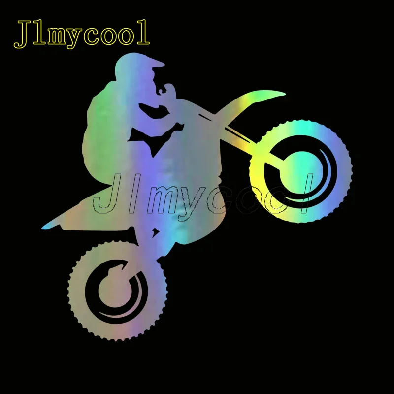 

Байк, мотоцикл, автомобиль, наклейки, виниловые светоотражающие наклейки для стайлинга автомобилей, черные/лазерные 15*13,9 см, наклейка-наклейка