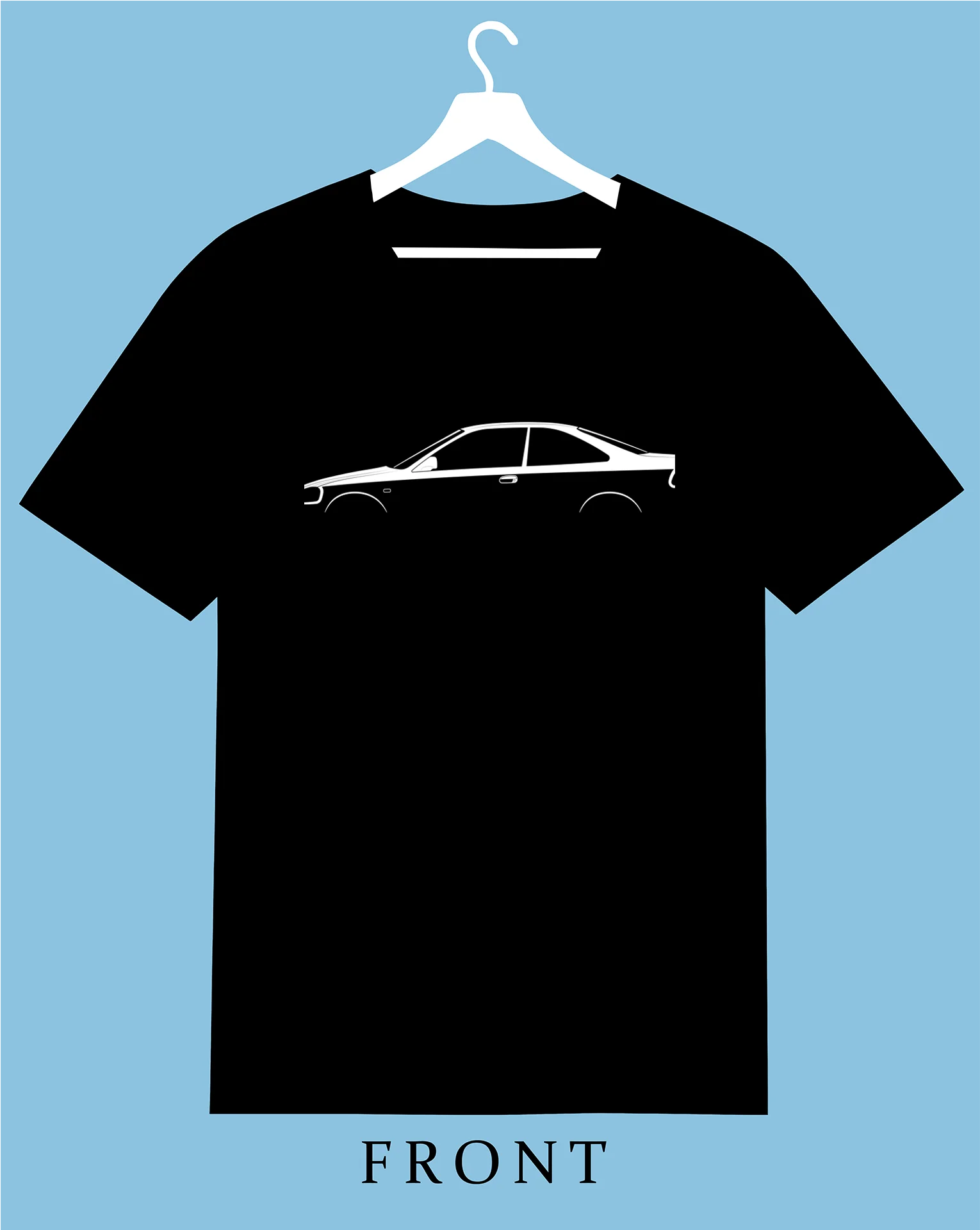 

0538 Hon.da 23 Civic Si Coupe (EM1) Silhouette 2025 Men Women T Shirt Casual Racing Car fans Logo tee Enthusiast Graphic Summer