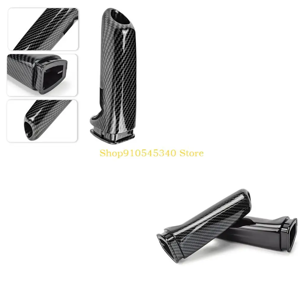 U2JA Slip-On Handbrake Handle Cover ABS Interior Trim Piece for E81/E87/F20 Updating Existing Parking Brake Grip in Use