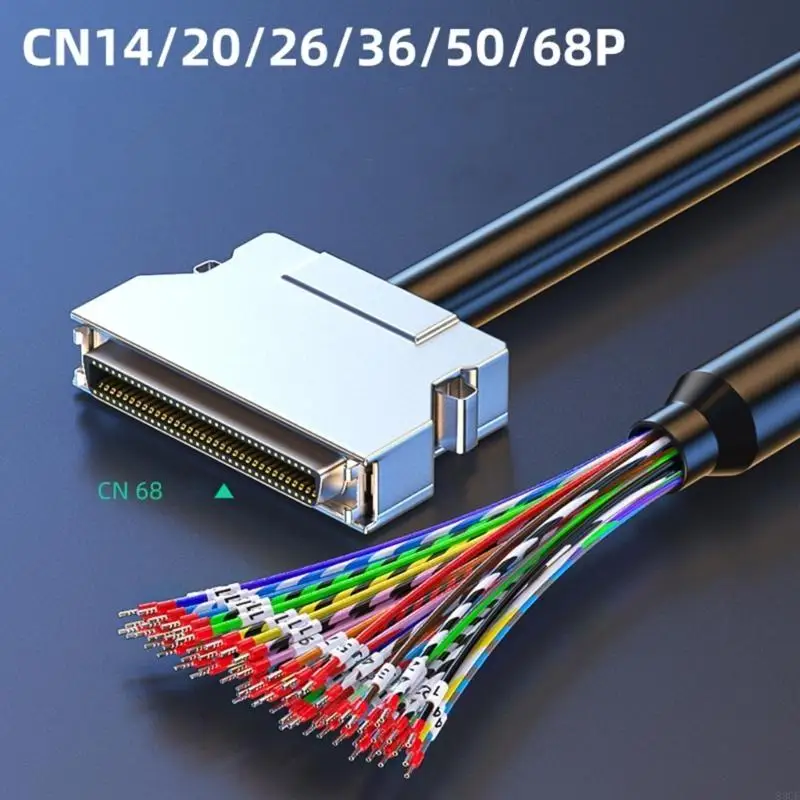 SCSI Conexión servo Cable Terminal CN14P CN20P CN26P CN36P CN50P CN68P Secure 83CE
