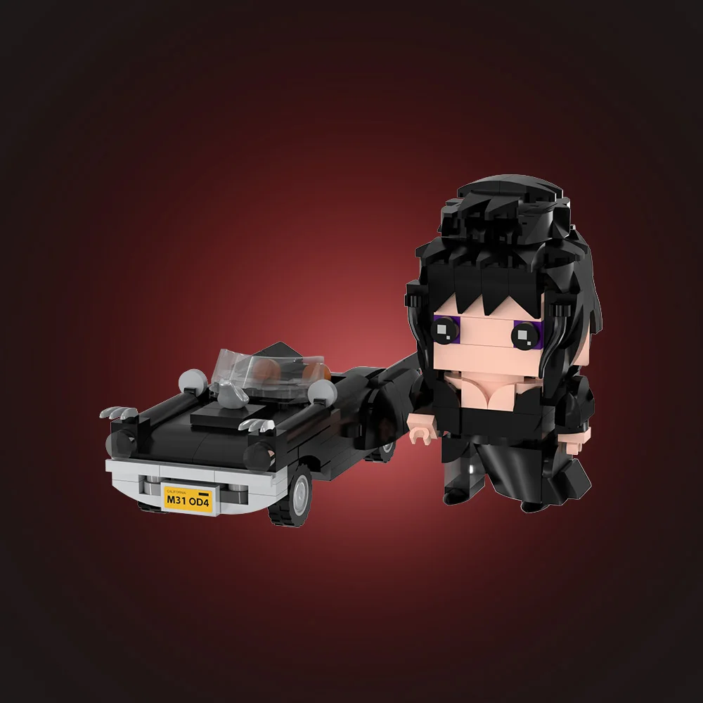 

MOC Elvira Mistress of the Dark Bricks Movie Elvira Mistress of the Dark Action Figures Building Blocks Model Assembly Toys Gift