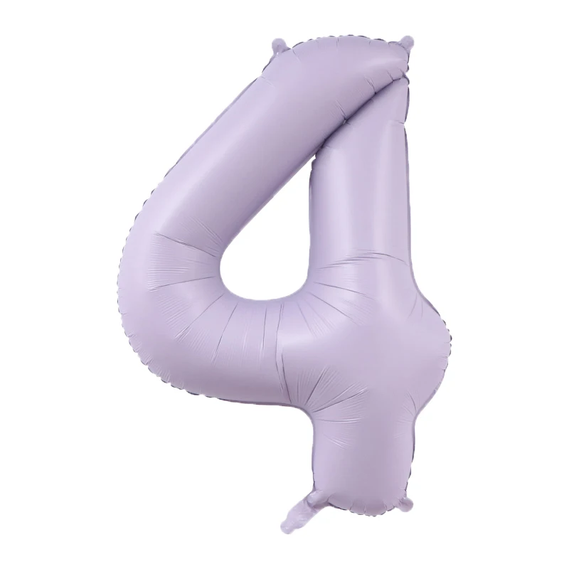 40inch Cream Purple Number Balloon 0 1 2 3 4 5 6 Number Ballons Baby Shower Birthday Party Wedding anniversary Crown Decorations