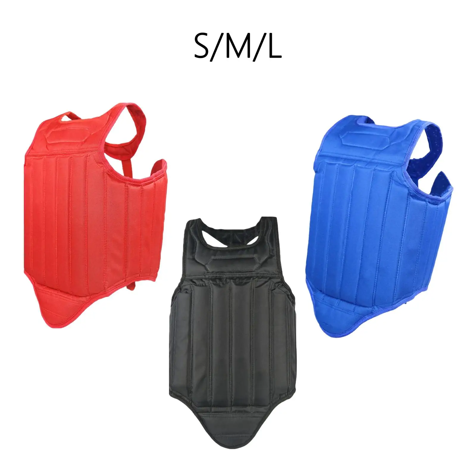 

Sports Chest Protector Oxford Cloth Martial Arts Belly Guard Vest for Karate Women Men Children Training