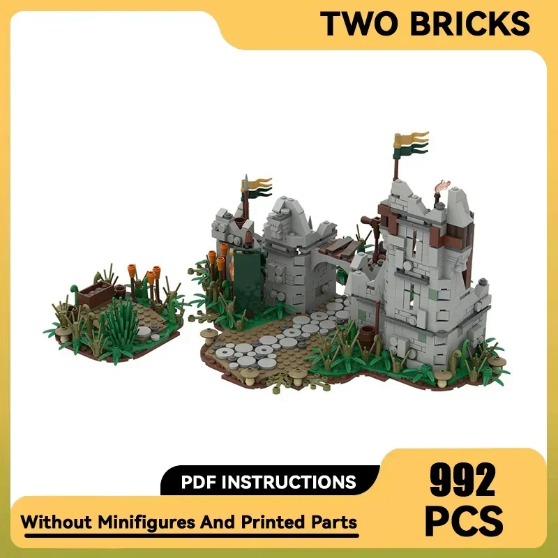 Magical Rings Movie Scene Model Moc Building Bricks Hide Camp Technology Modular Blocks Gifts Christmas Toys DIY Sets Assembly