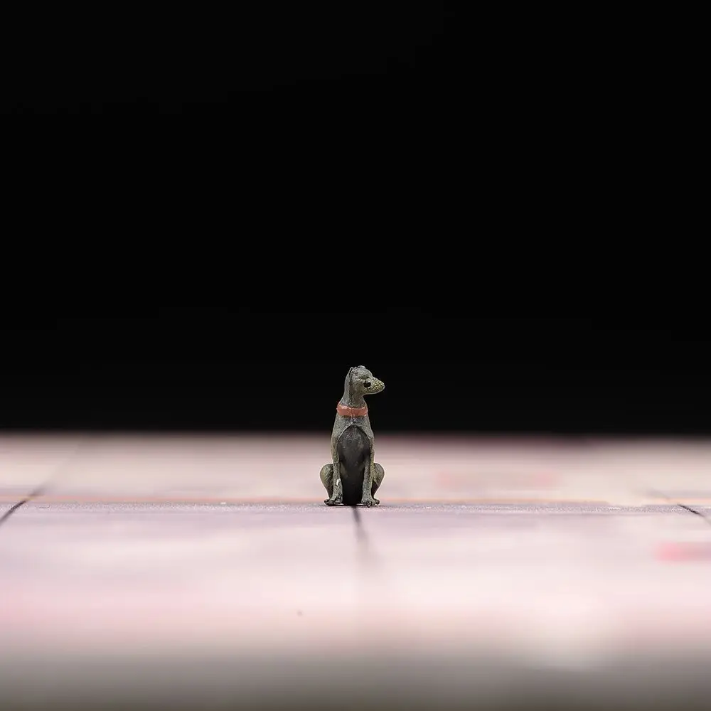 1/64 Piękny Łowca Miniaturowa Scena Marionetka Figurka Ozdoba Model Samochodu Diorama