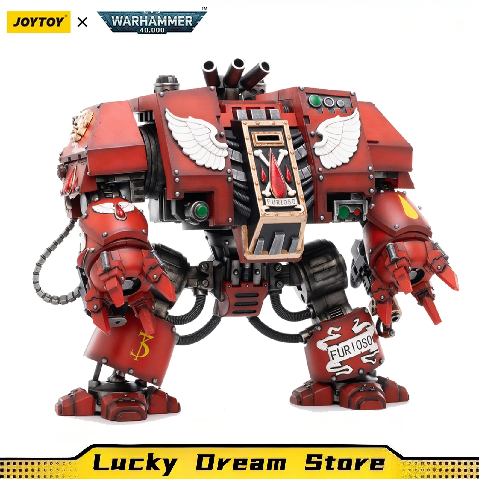 

【JOYTOY】1/18 Action Figure Warhammer 40K Space Marines Blood Angels Furioso Dreadnought Brother Samel Collection Ornaments