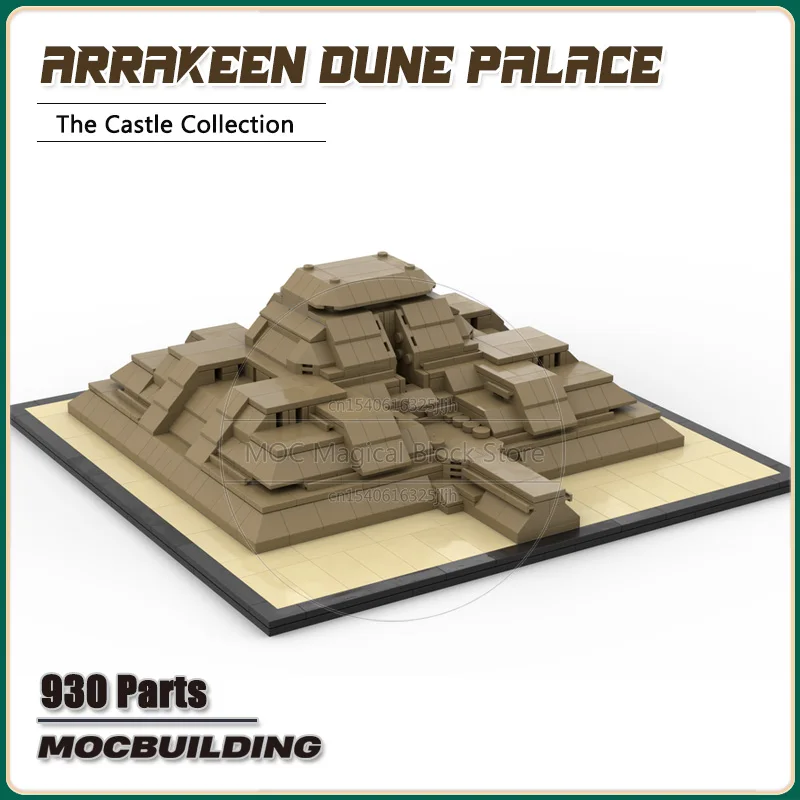 

Arrakeen Dune Palace MOC Blocks Building Castle Base Model Technology Bricks DIY Assembly Display Toy Xmas Gifts