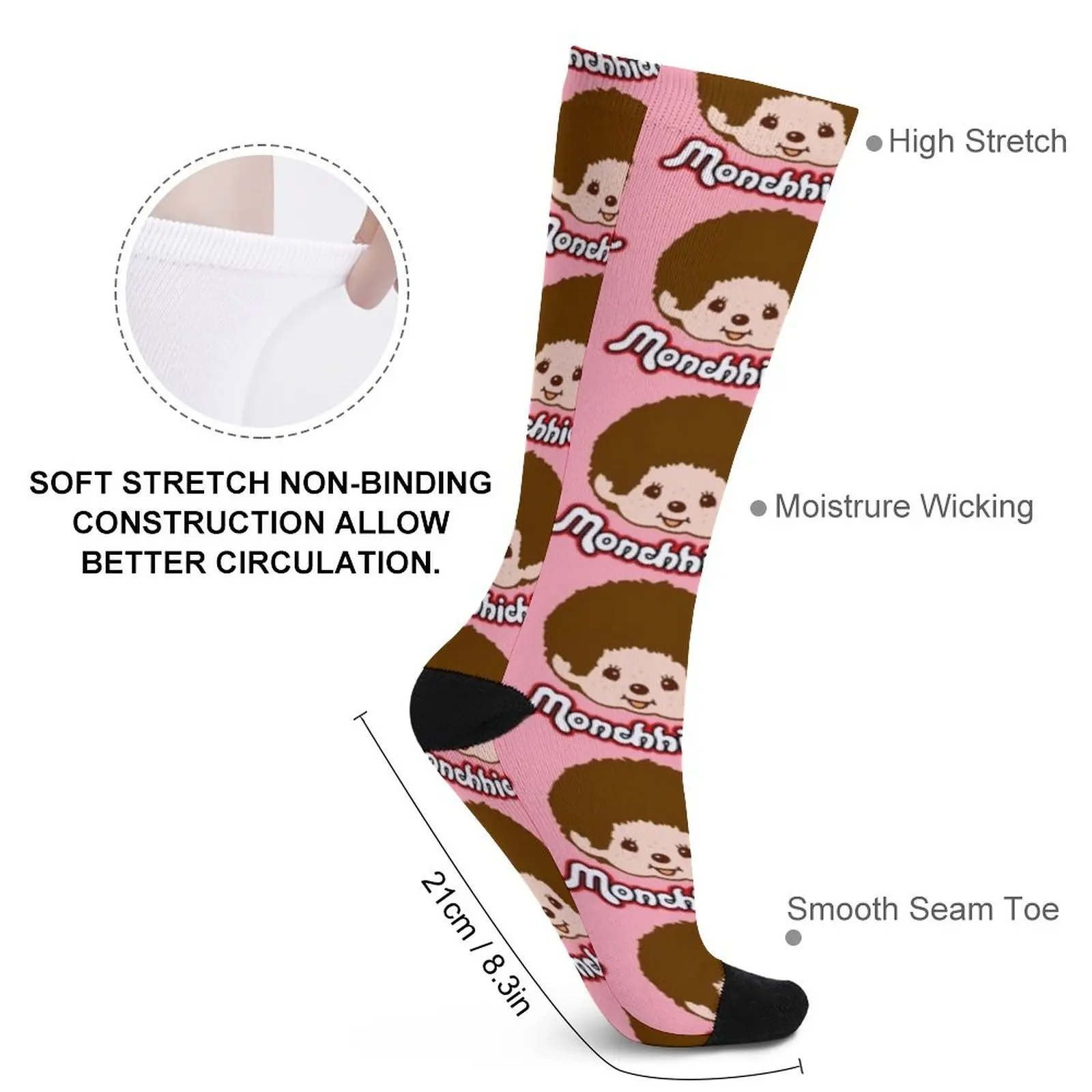 Monchichi - Pink Socks mens tennis gifts for men