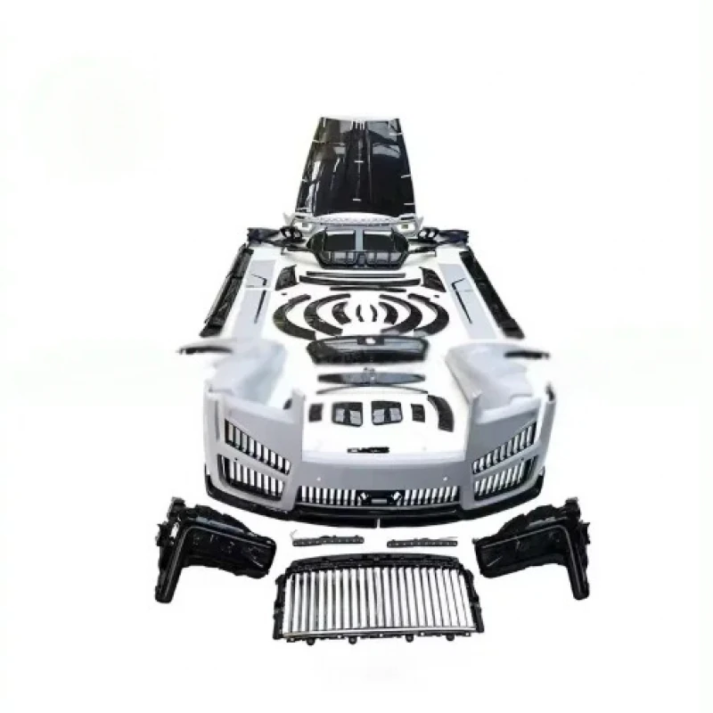 1 Upgr Kit to 2025 New Model Car Body Kits Bumper Assembly Rear Bumpers with Mid-Exit Exhaust