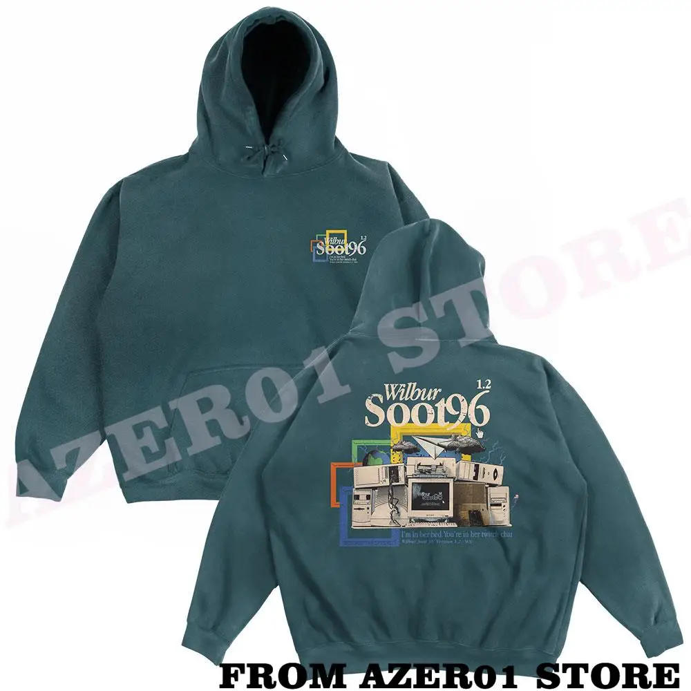 Wilbur Soot Brown Green Computing Hoodies Men women Hooded Wilbur Soot Sweatshorts Autumn Winter Long Sleeve Pullovers