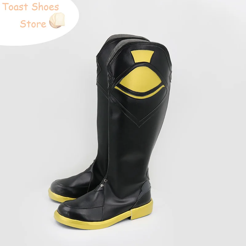 Zapatos de Cosplay de juego Honkai Impact 3 Kalpas, botas de Carnaval de Halloween, zapatos de cuero PU de Anime, accesorios de Cosplay, utilería de disfraz