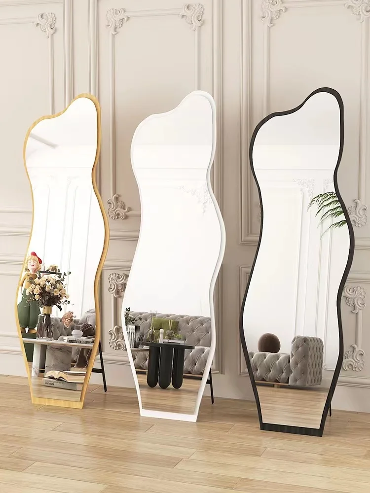 Special Shape Irregular Full Length Dressing Mirror  Bedroom Wall Hanging Shower Mirror Wholesale