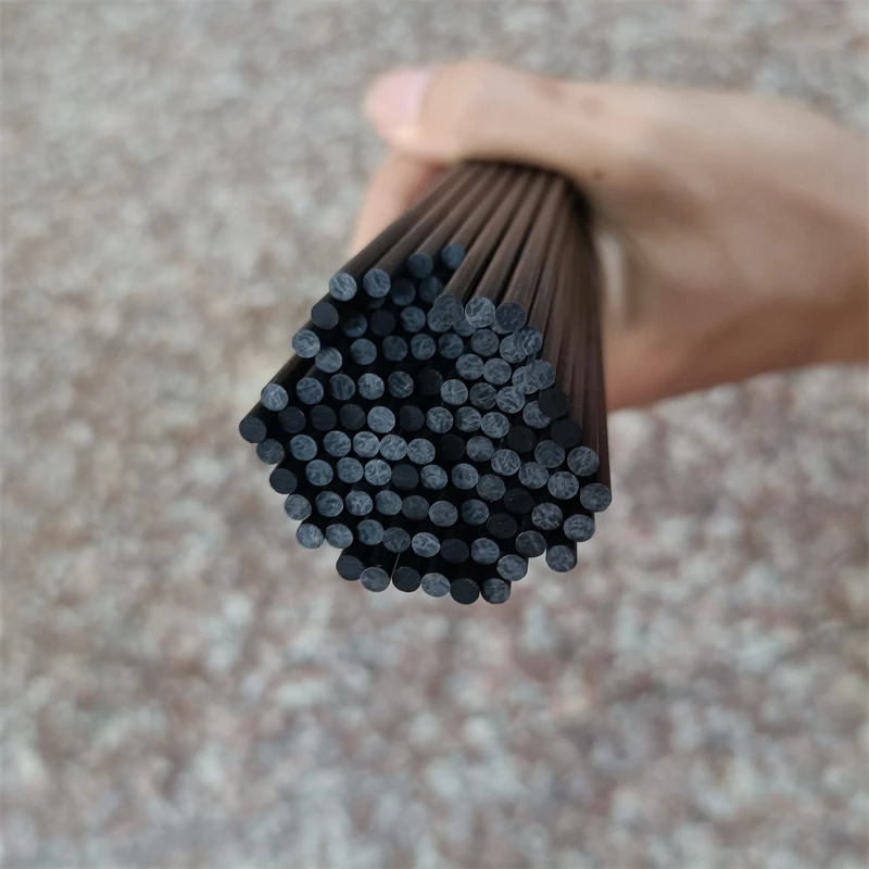 Customized Carbon Fiber Rod 6PC For Each Size 3 4 5 8mm High Strength Light Weight Solid Bar Length 500mm