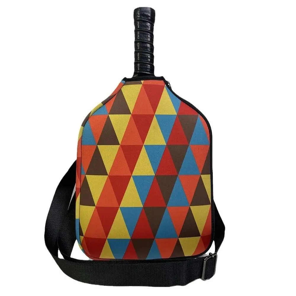 

Neoprene Pickleball Racket Sleeve Zipper Holder Single Shoulder Strap Pickleball Paddle Covers Zipper Design Waterproof