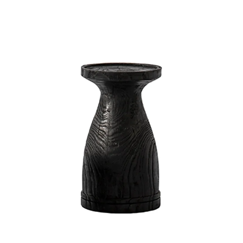 

Wabi-sabi new Chinese candle candle holder, retro decoration, homestay model room, entrance restaurant, living room