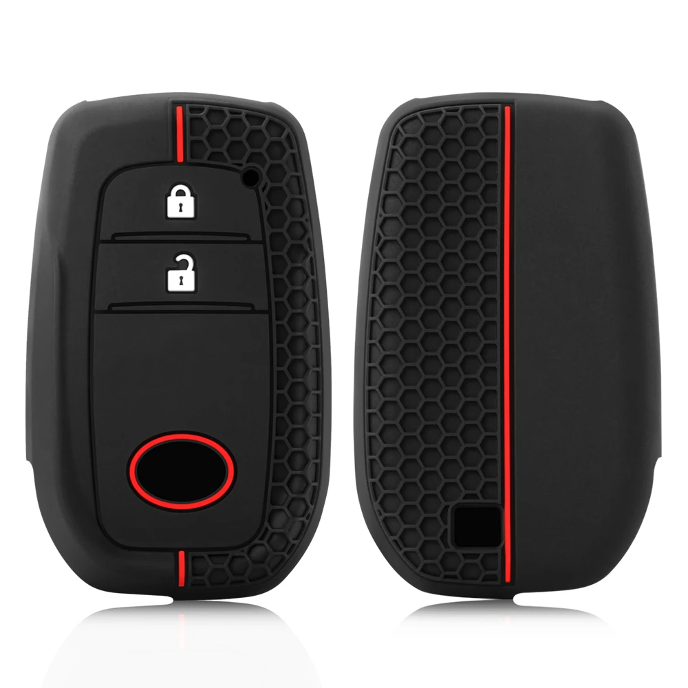 حافظة مفاتيح السيارة لتويوتا هايلكس 2024 يارس كورولا 2023 Rav4 2021 CHR ريفو أوريس إنوفا هايلاندر فينزا فورتشن مفتاح حامل