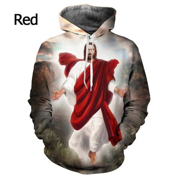 

Christian 3D Hoodies Men/Women Fashion Jesus Printed Hoodie Harajuku Casual Long Sleeve God Sweatshirt