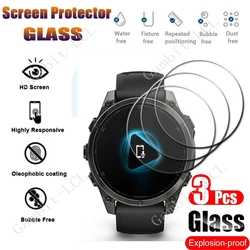 3PCS 9H HD Tempered Glass Screen Protector For Garmin Fenix E Fenix8 47mm 51MM 43MM Smart Watch Enduro3 8 Enduro 3 Cover Film
