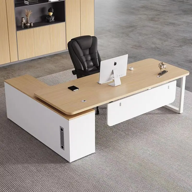 Popular Manager Executive Office Furniture Luxury Worker Economy L-Shaped Office Desks