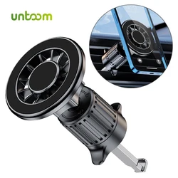 Untoom Magnetic Car Phone Holder Car Air Vent Cellphone Mount Clips for MagSafe for iPhone 15 14 13 Pro Max Samsung Xiaomi