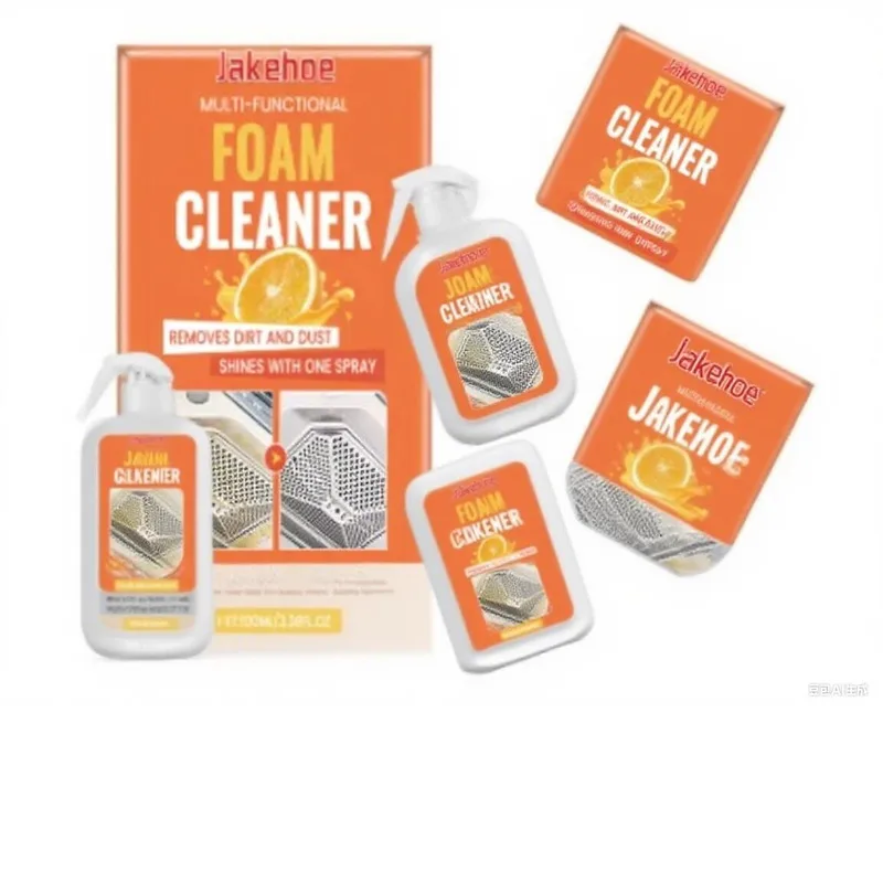 

5 Pieces Multi Functional Cleaner High Efficiency Foam Cleaner Multi Purpose Household Cleaning Dissolve Stains Degreasing Spray