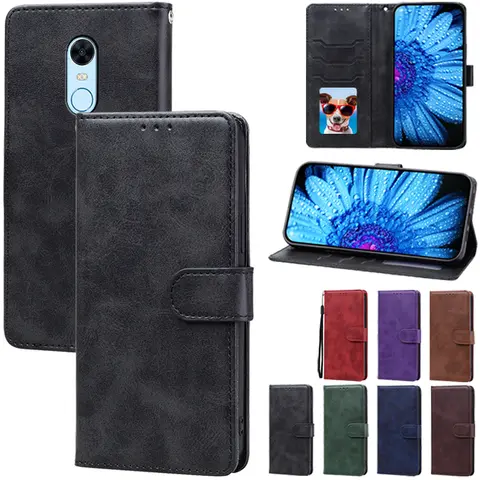 Redmi5 / 5 Plus Case For Xiaomi Redmi 5 Plus Case Redmi 5 Shockproof Wallet Flip Case for Xiaomi Redmi 5 plus 5plus Phone Cases