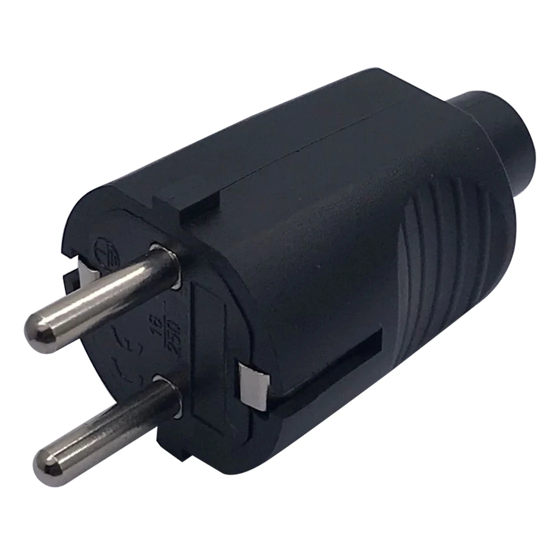 JORINDO ที่แนะนําปลั๊กยุโรป 2 ขา EU4.8mm 250V 16A SCHUKO ตรงปลั๊กไฟสําหรับ DIY สายไฟ