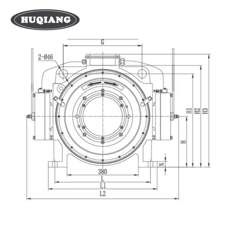 Bluelight Elevator Drive Lift Traction Machine Tractor Shaft Load 2500-6500kg WYT-T