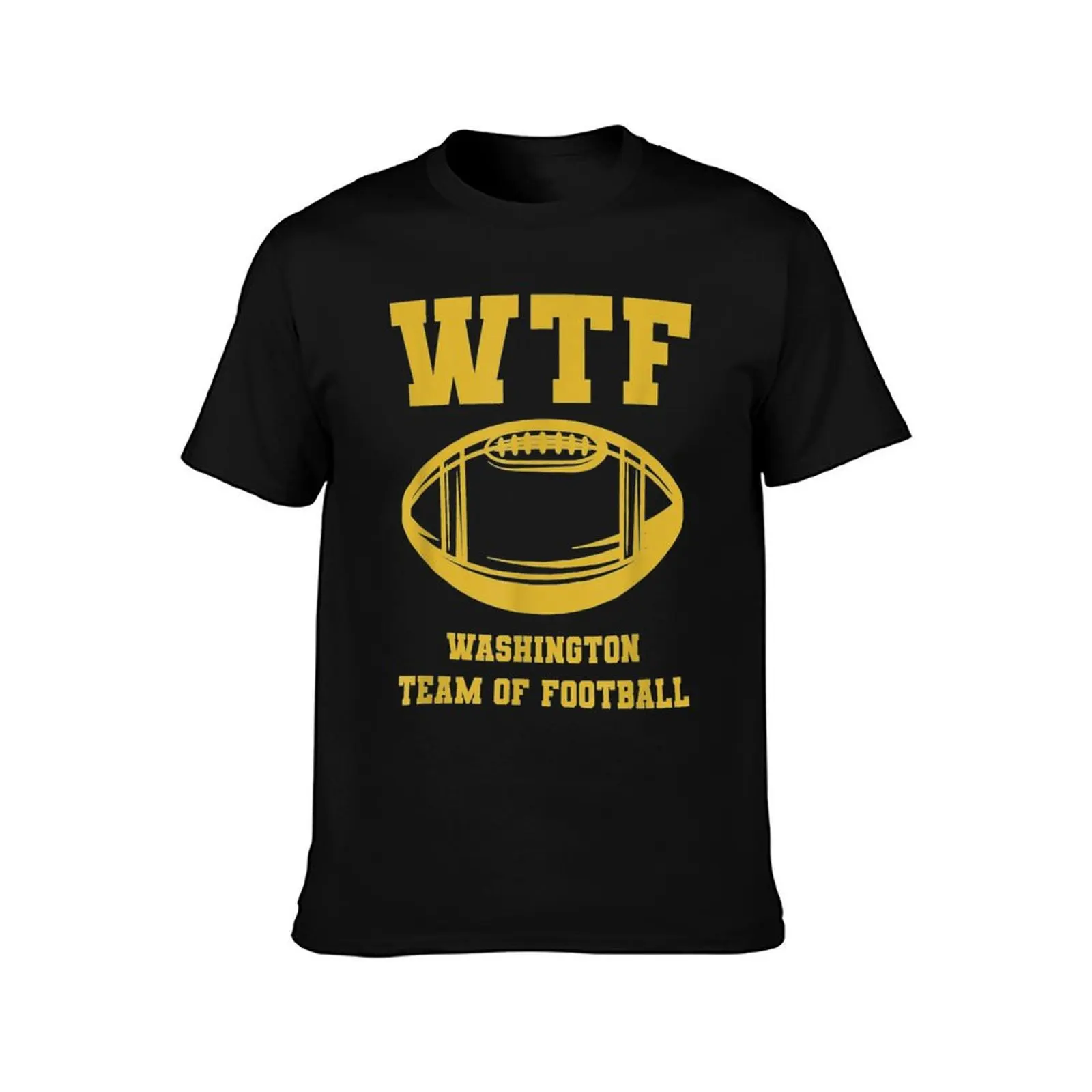 WTF Washington team of football T-Shirt Casual Fashion Short Sleeve Cotton T-Shirt
