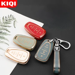 TPU Car Key Case Cover For Chevrolet Chevy Camaro Cruze Malibu XL Sonic Volt Tracker Spark Bolt Trax Equinox Traverse 2017-2019