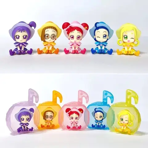 일본 정품 가챠 체중계 모델, 마법 DoReMi 뮤지컬 노트 쉘 스타일링, 귀여운 탁상 장식, 액션 피규어 장난감