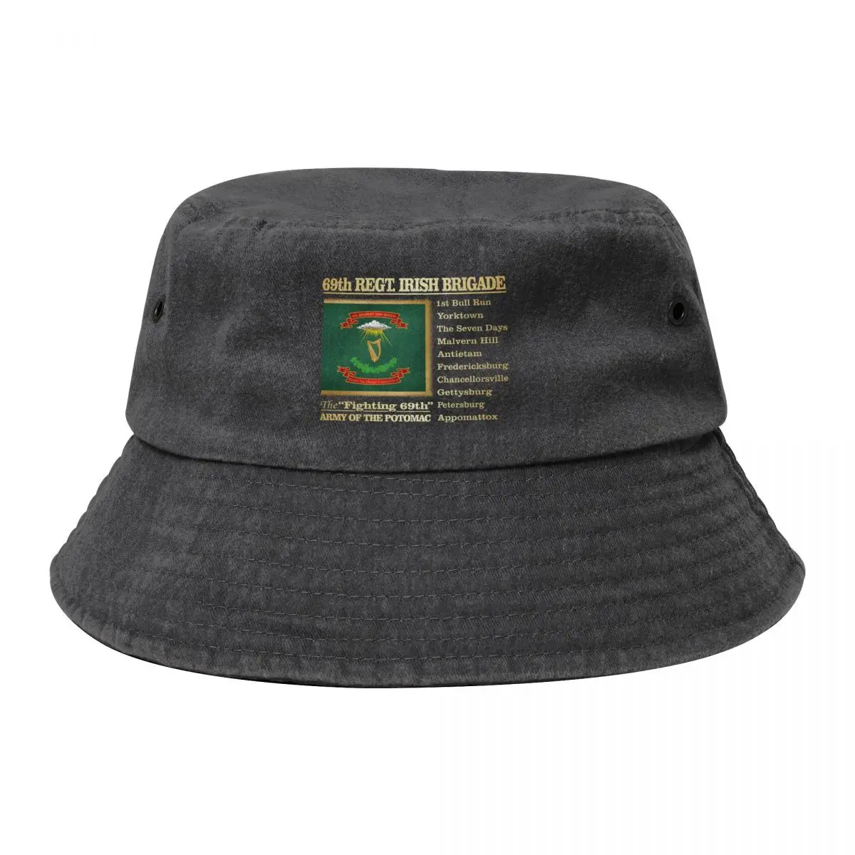 69th Regiment, Irish Brigade (BH2) Bucket Hat Icon Luxury Hat Men Golf Wear Women's