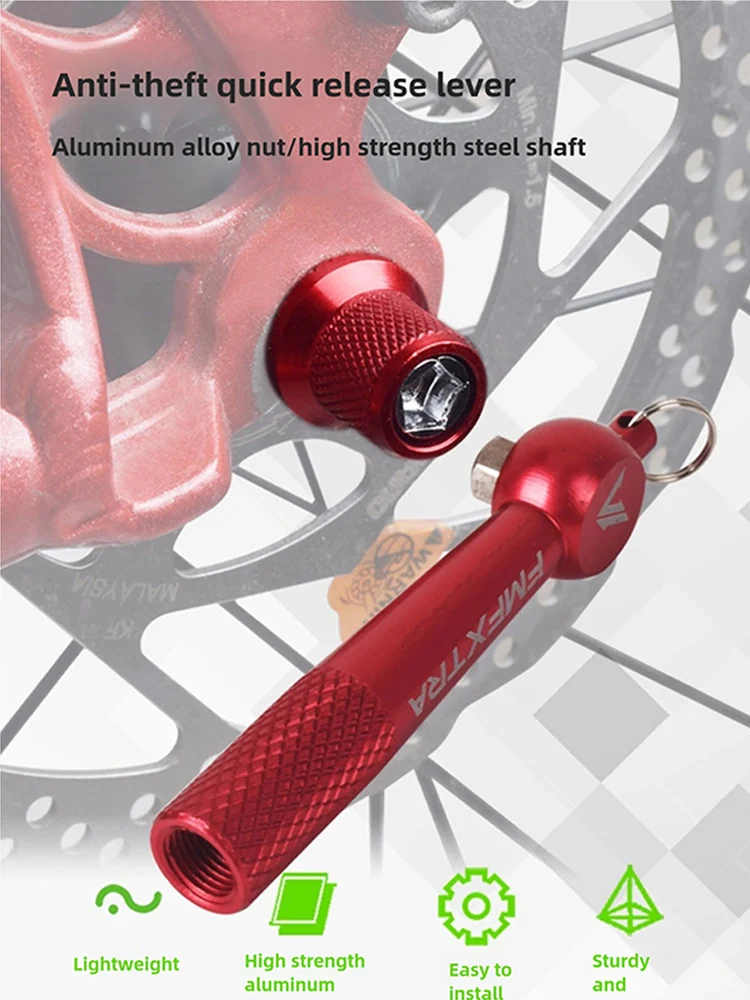 AliExpress NONE New Bicycle Skewer Lever Quick Release Bike QR Wheel Locking Security Anti Theft Skewers For MTB Mountain Road Cycling Hub Parts