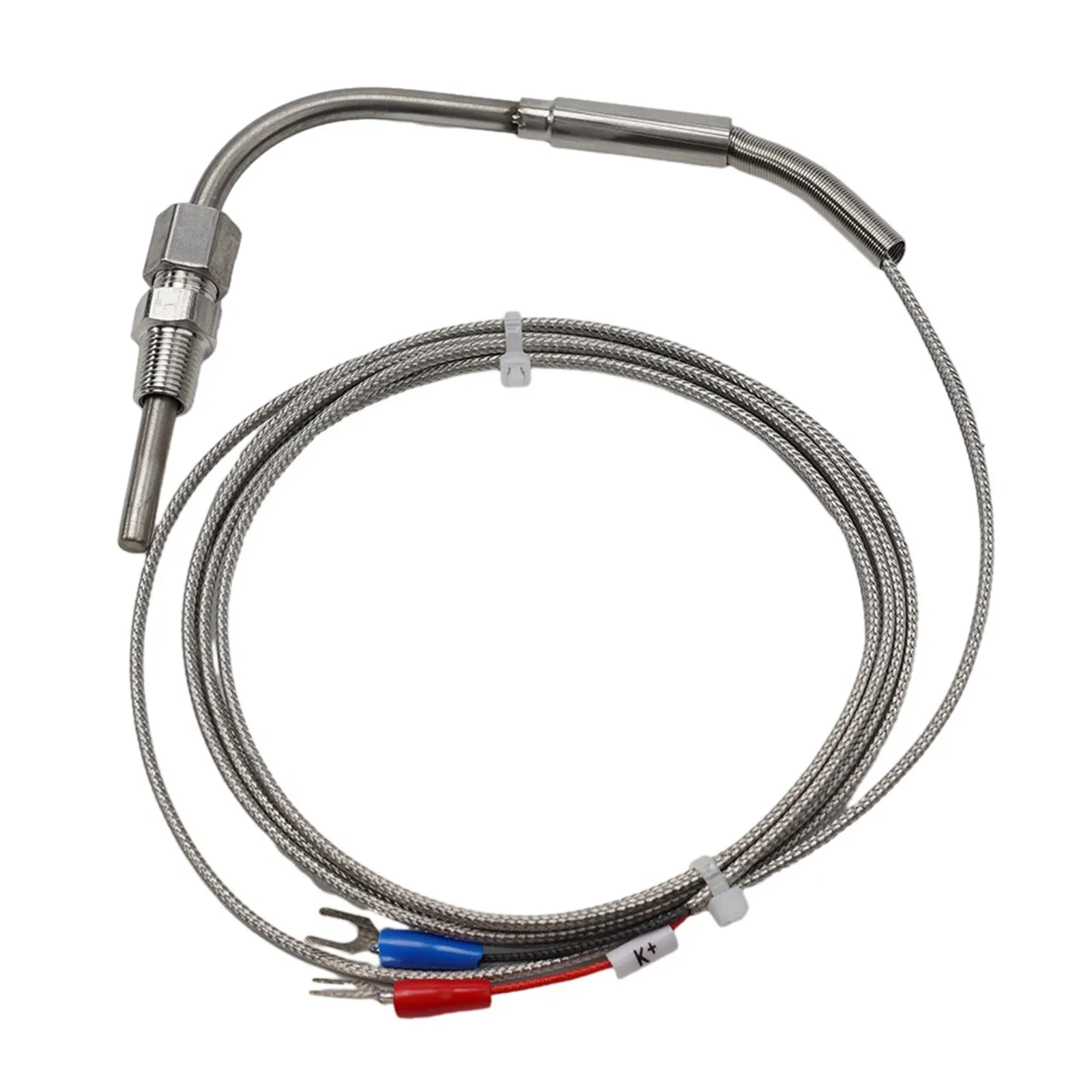 Type K Thermocouple 1/8 NPT 1200°C K Type Thermocouple Exhaust Probe Temp Sensors Thread High Quality Durability