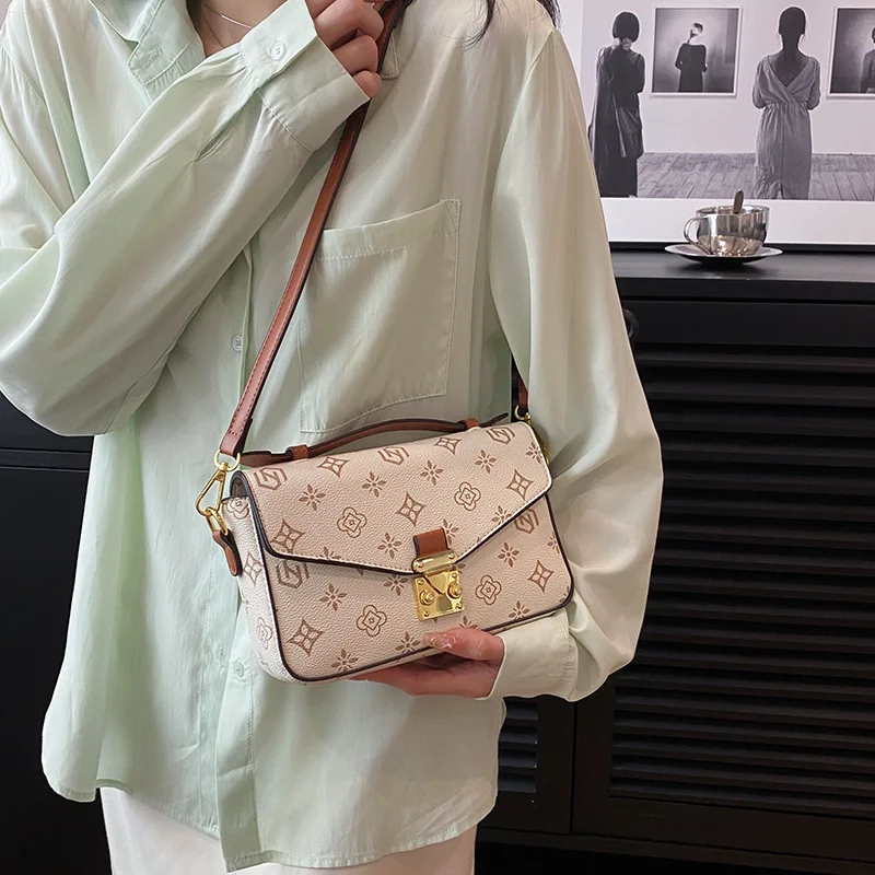 2026 Neue Damenhandtasche, Modische Bedruckte Schultertasche, Handliche Quadratische Tasche, Vielseitige Hochwertige Umhängetasche – Detail 5