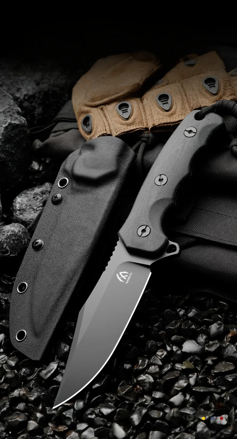 Hochwertige feststehende Messerklingen, Outdoor-Messer, Campingmesser mit hoher Härte und Scheiden, kleine Messer, Geschenke für Männer. – Detail 1