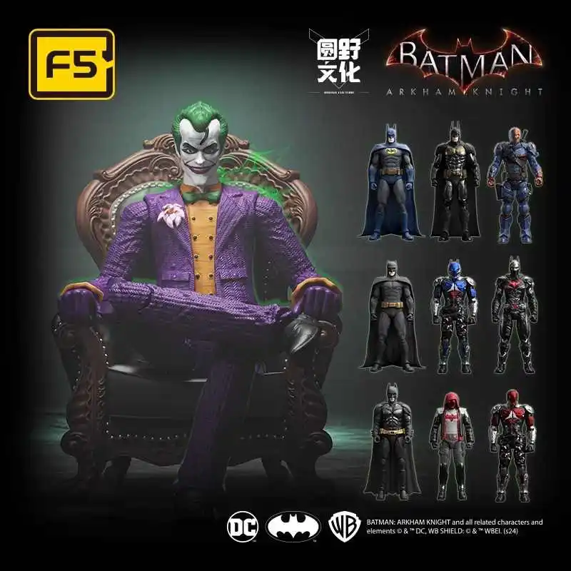 YUANYE Original Batman F5 Arkham Knight JOKER BATSUIT V8.05 1970 DARK KINGHT Deathstroke Red Hood Action Figure Model Toys - view 4