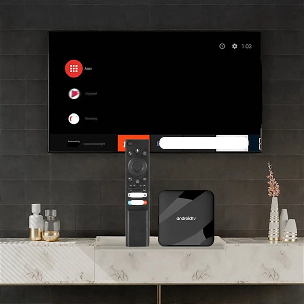 【STABLE QUALITY】ATV Android 14 Smart TV Box 4G+32G AV1 S905W2 Quad-Core Dual WiFi Voice Remote Media Player 8K 4K Set Top Box EU
