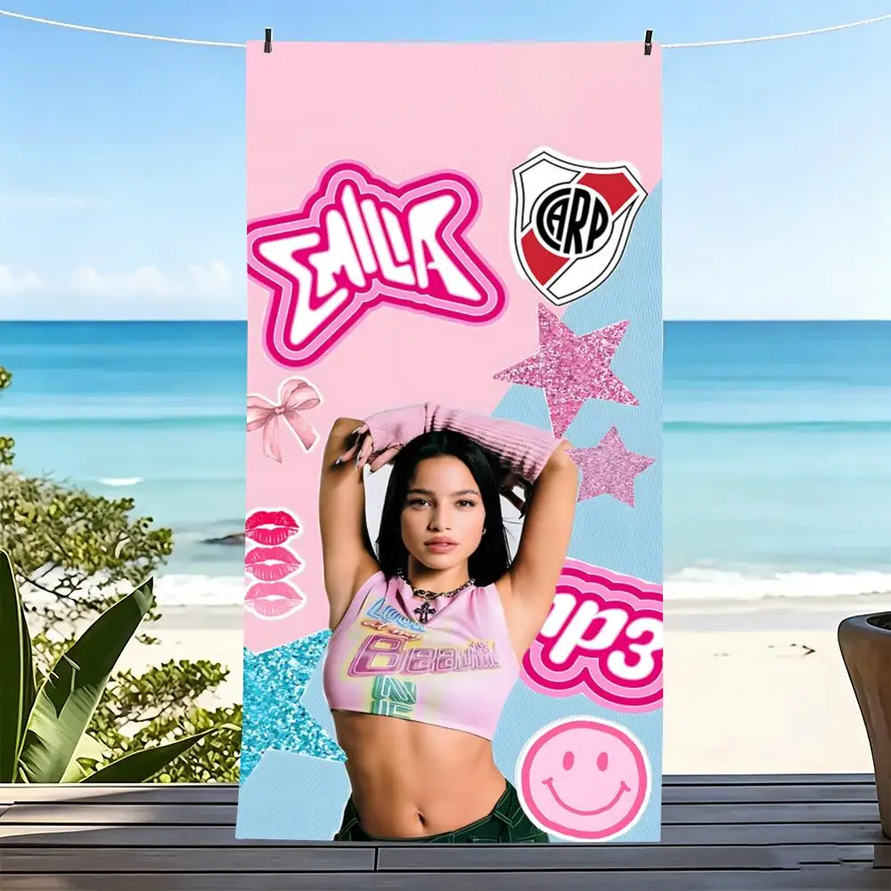 Anime Emilia (Re:ZERO) Towel Microfiber beach towel, quick-dry, sand-free, ultra-fine fiber, super soft.