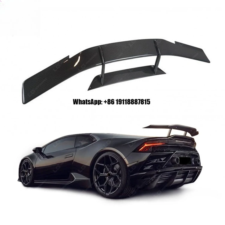 Car Spoiler N Style for Lamborghini LP610 EVO Modified Rear Wing Spoiler N Carbon Fiber Material Spoiler